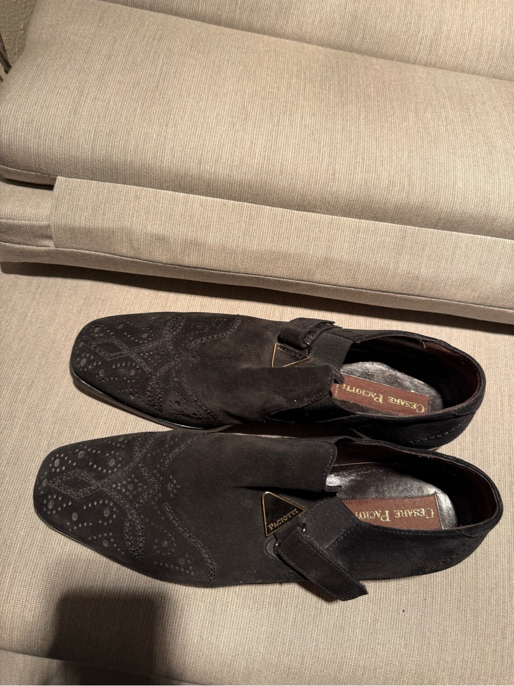 Cesare Paciotti Suede Loafers